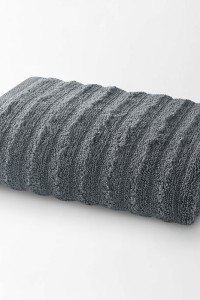 Полотенце махровое "Волна" антрацит (последний размер) 50х90