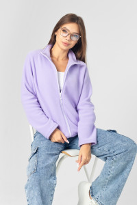 Толстовка женская "Элли" ФТ-27 флис (последний размер) лиловый 56