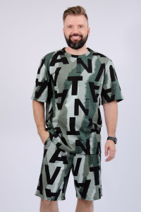 Костюм двойка мужской "Харди 16" кулирка (р-ры: 48-58) грин