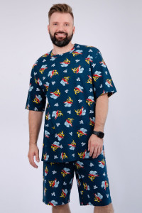 Костюм двойка мужской "Харди 15" кулирка (р-ры: 48-58) сёрф