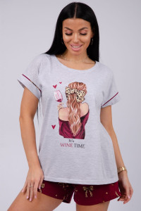 Пижама женская "Мореллино" кулирка (р-ры: 44-52)