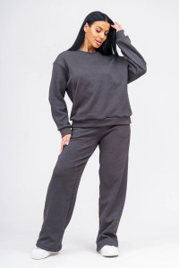 Костюм двойка женский "Марго" 3D ткань (р-ры: 44-54) графит