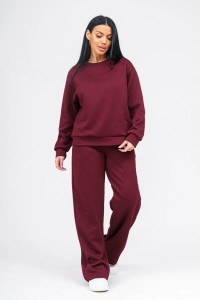 Костюм двойка женский "Марго" 3D ткань (р-ры: 44-54) бордо