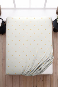 Набор простыней на резинке поплин "Чебурашка ушастик" комп.