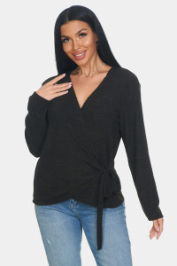 Джемпер женский "Эмма" ангора-софт (р-ры: 46-64) черный