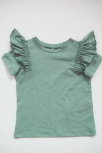 Футболка детская "Фея" кулирка с лайкрой (последний размер) зеленый 134