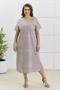 Платье женское "Рейчел" кулирка пенье (р-ры: 48-62) бежевый