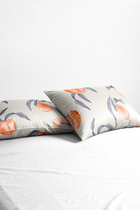 Наволочки классические бязь "Сочный персик" осн. (2 шт.)