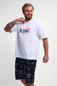 Футболка мужская ФМП-001 кулирка (р-ры: 46-56) белый Super Star