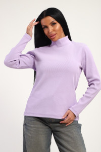 Водолазка женская №74721 кашкорсе (последний размер) лиловый 52