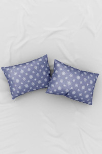 Наволочки классические поплин "Чебурашка зимние игры" комп. (2 шт.)