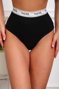 Трусы женские №64960 лапша (р-ры: 50-54) черный