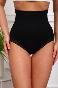 Трусы женские №64954 смесовая ткань (р-ры: 52-56) черный