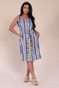 Сарафан женский 466 "Sunny" кулирка (последний размер) белый 46