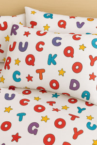 Наволочки классические полиэстер "Алфавит" (2 шт.)