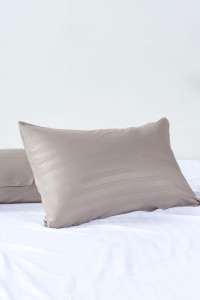 Наволочки классические страйп-полиэстер "Винтажный хаки" (2 шт.)