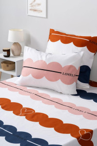 Наволочки классические полиэстер "Лента любви" (2 шт.)