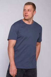 Футболка мужская 2226 "BASE" кулирка (последний размер) серый 54