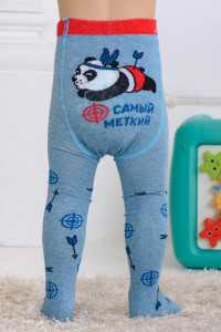 Колготки детские для мальчика "Стрелок" (последний размер) джинс 92-98