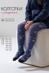 Колготки детские "Ралли" (последний размер) джинс 80-86