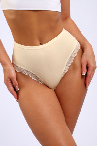 Трусы женские №45028 кулирка с лайкрой (последний размер) телесный 52