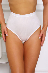 Трусы женские №64707 лапша (последний размер) белый 50,56