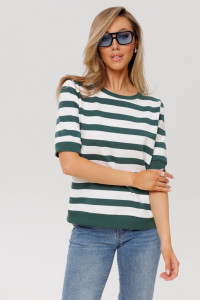 Толстовка женская ТЖ40 футер 2-х нитка пенье (р-ры: 46-60) зеленый