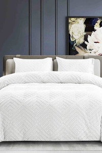 Постельное белье полисатин жаккард ПСЖ-006 белый (последний размер) Евро мини