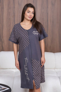 Халат женский 2090/2 кулирка (р-ры: 48-62) серый