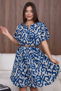 Платье женское 2175 кулирка (р-ры: 50-64) синий