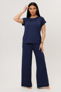 Костюм двойка женский 2280/1 вискоза (р-ры: 44-54) синий