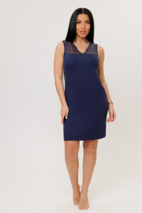 Сорочка женская 2271/1 вискоза (р-ры: 44-52) синий