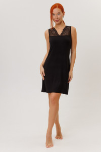 Сорочка женская 2271 вискоза (р-ры: 44-52) черный