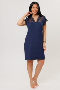 Сорочка женская 2272/1 вискоза (р-ры: 48-58) синий