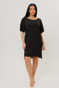 Туника женская №2269/1 лапша трикотажная (р-ры: 48-56) черный