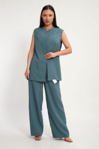 Костюм двойка женский К1379.2 искусственный лен (р-ры: 48-62)