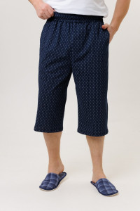 Бриджи мужские №2225/3 кулирка (р-ры: 50-60) синий