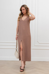 Платье женское "Сибелла-1" плательная ткань (р-ры: 44-54) коричневый