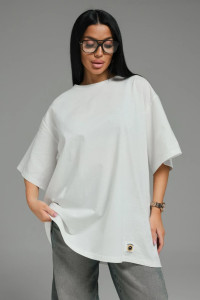 Футболка женская "Анита-2" кулирка (последний размер) молочный 56-66