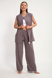 Костюм двойка женский К1379.3 искусственный лен (р-ры: 48-62)