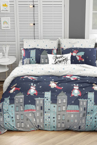 Детское постельное белье поплин "Супергерои"