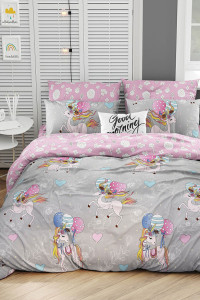 Детское постельное белье поплин "Единороги"