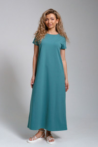 Платье женское 968 кулирка с лайкрой пенье (последний размер) арктика 52,54