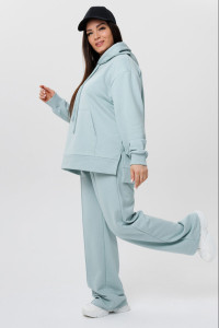 Костюм двойка женский К231 футер 3-х нитка петля (последний размер) светлая оливка 50,54,56