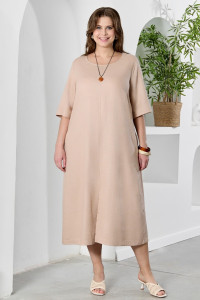 Платье женское "Камео-1" плательная ткань (р-ры: 48-58) бежевый