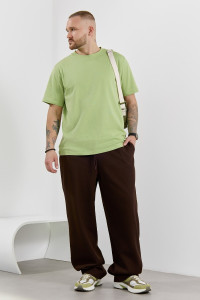 Брюки мужские "Интер-2" пике (р-ры: 48-58) коричневый