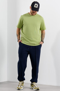 Брюки мужские "Интер-3" интерлок-пике (р-ры: 48-58) индиго