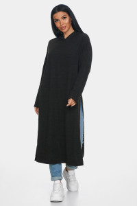 Джемпер женский "Кэнди" ангора-софт (р-ры: 46-64) черный