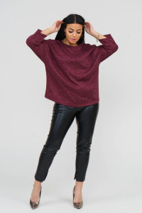 Туника женская 1670/1 сандра (последний размер) бордовый 54