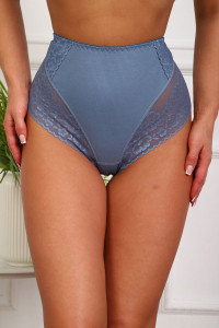 Трусы женские №64981 хлопок стрейч (р-ры: 52-56) джинс